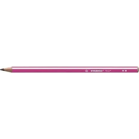 Μολύβι γραφίτη Stabilo Trio HB 369/01 Pink